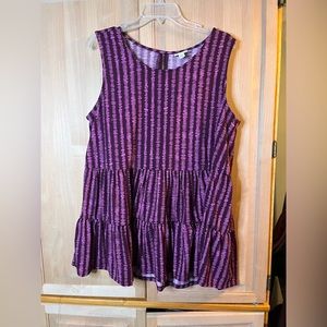 Lularoe Eliana tiered tank